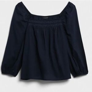 NWT Banana Republic Smocked top
